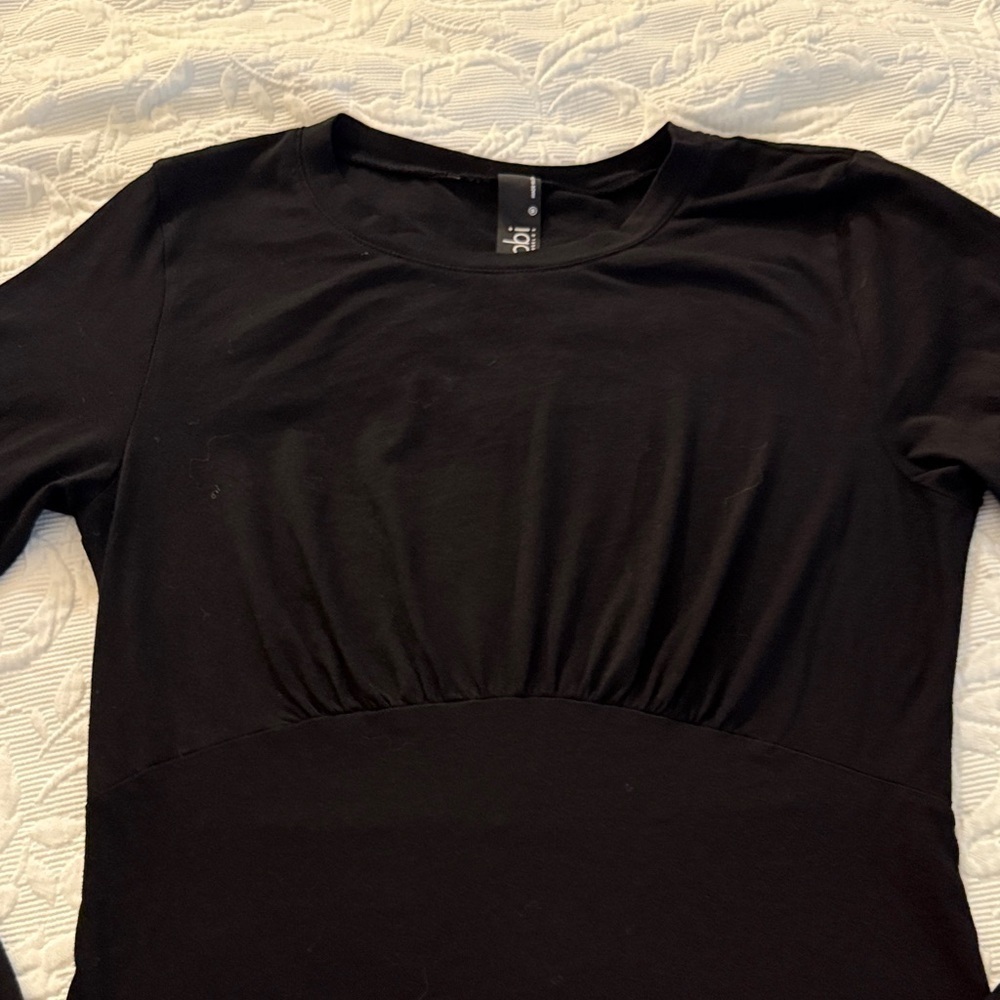.bobi Empire Seam Detail Black Long Sleeve Top Medium NWOT - Picture 2 of 10